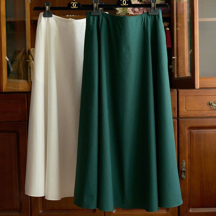 Damen Eleganter, fließender Maxi-Rock Drune