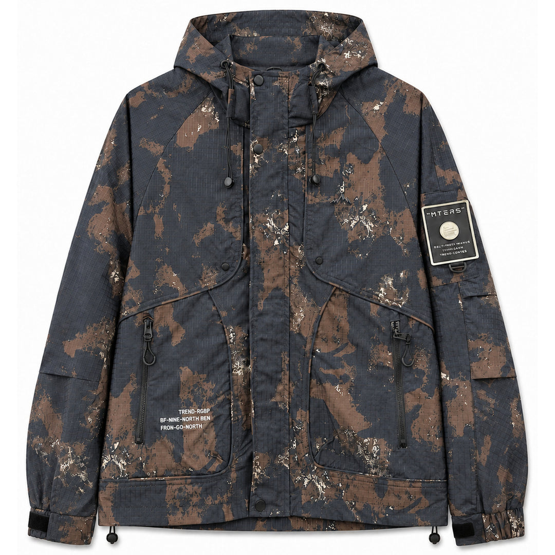 Herren Funktionale Camouflagejacke Drune
