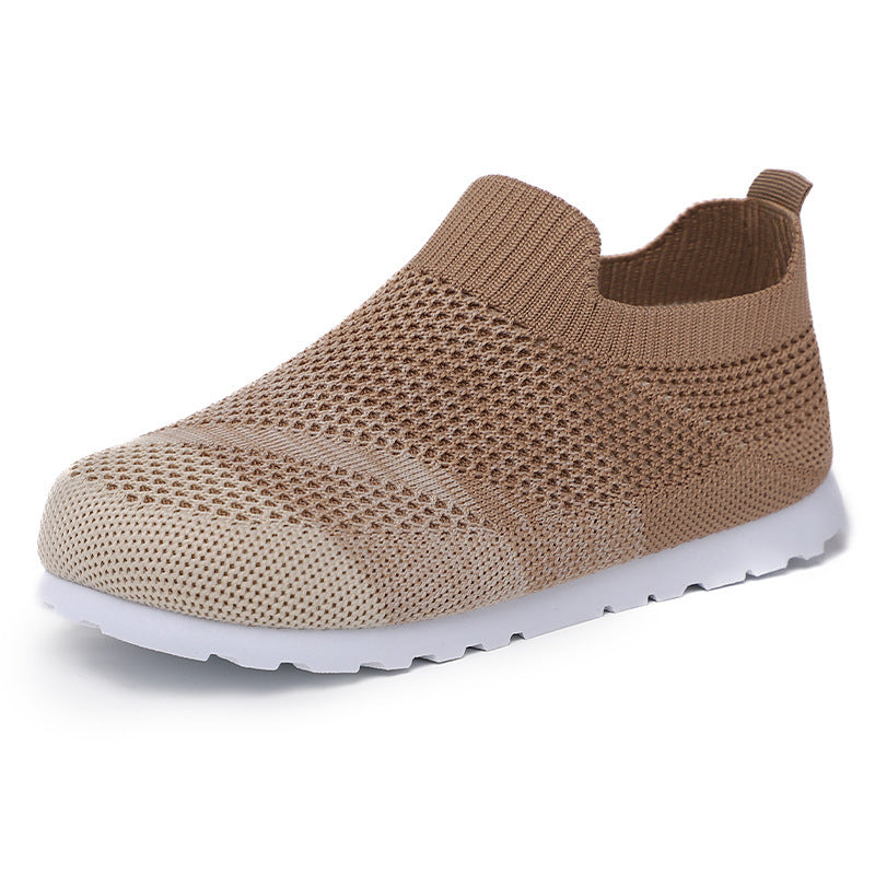 Damen Atmungsaktive Slip-On Sneakers mit elastischer Netzstruktur Drune