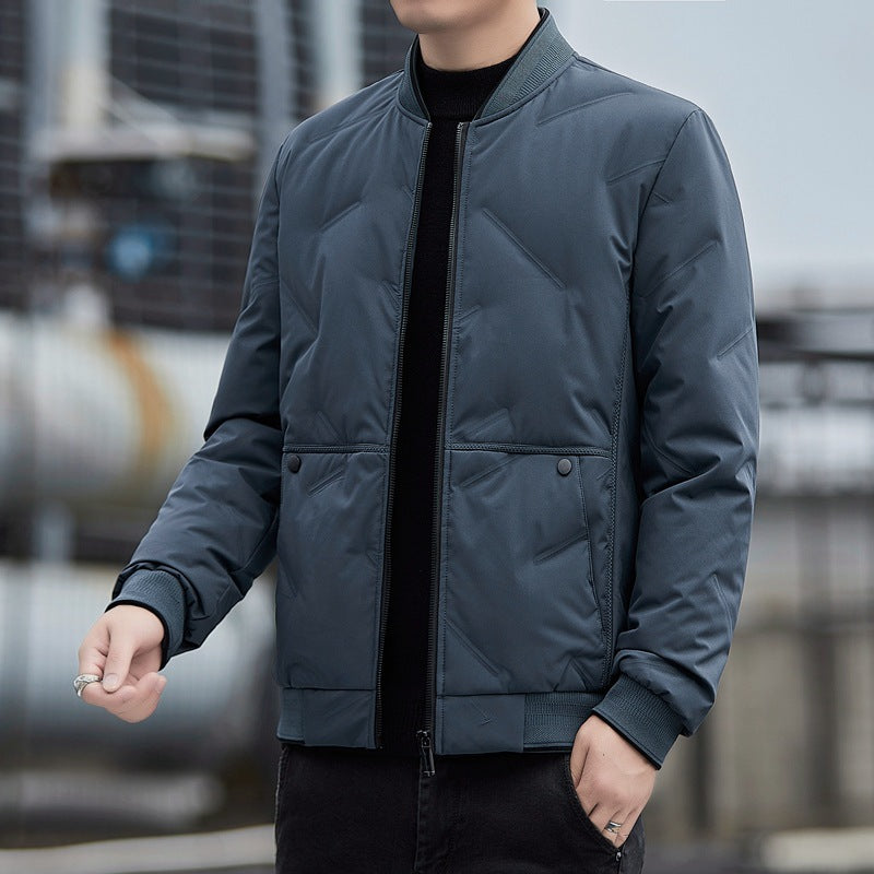 Herren Wattierte Blousonjacke mit Stehkragen Drune