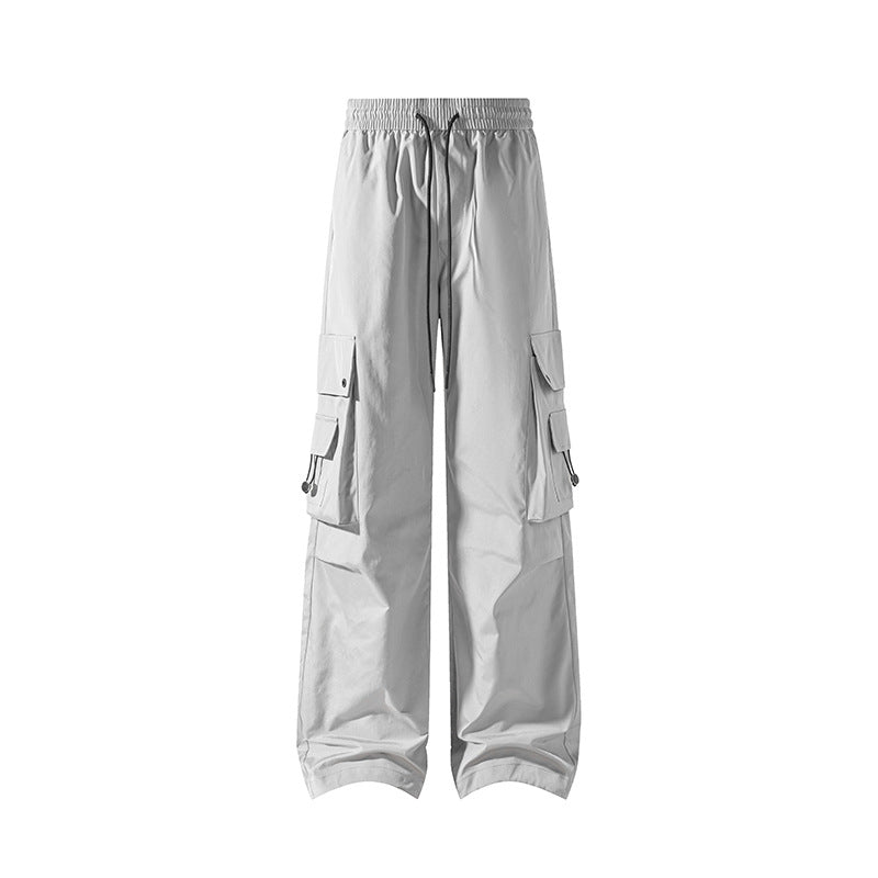 Herren Cargo-Hose mit mehreren Taschen und elastischem Bund Drune
