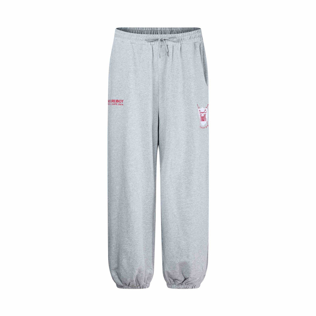Damen Lounge-Jogginghose mit elastischem Bund, Kordelzug und gerafften Beinabschlüssen Drune