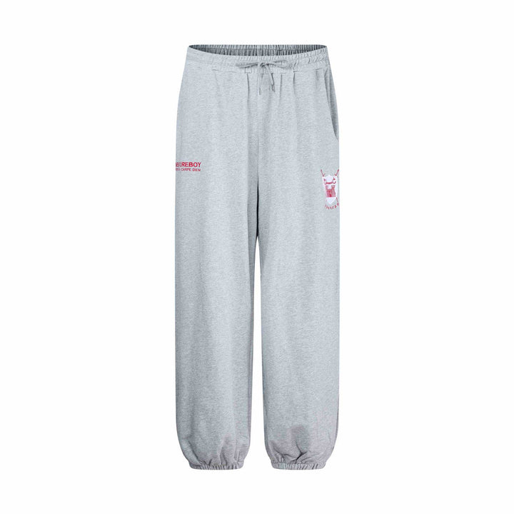 Damen Lounge-Jogginghose mit elastischem Bund, Kordelzug und gerafften Beinabschlüssen Drune