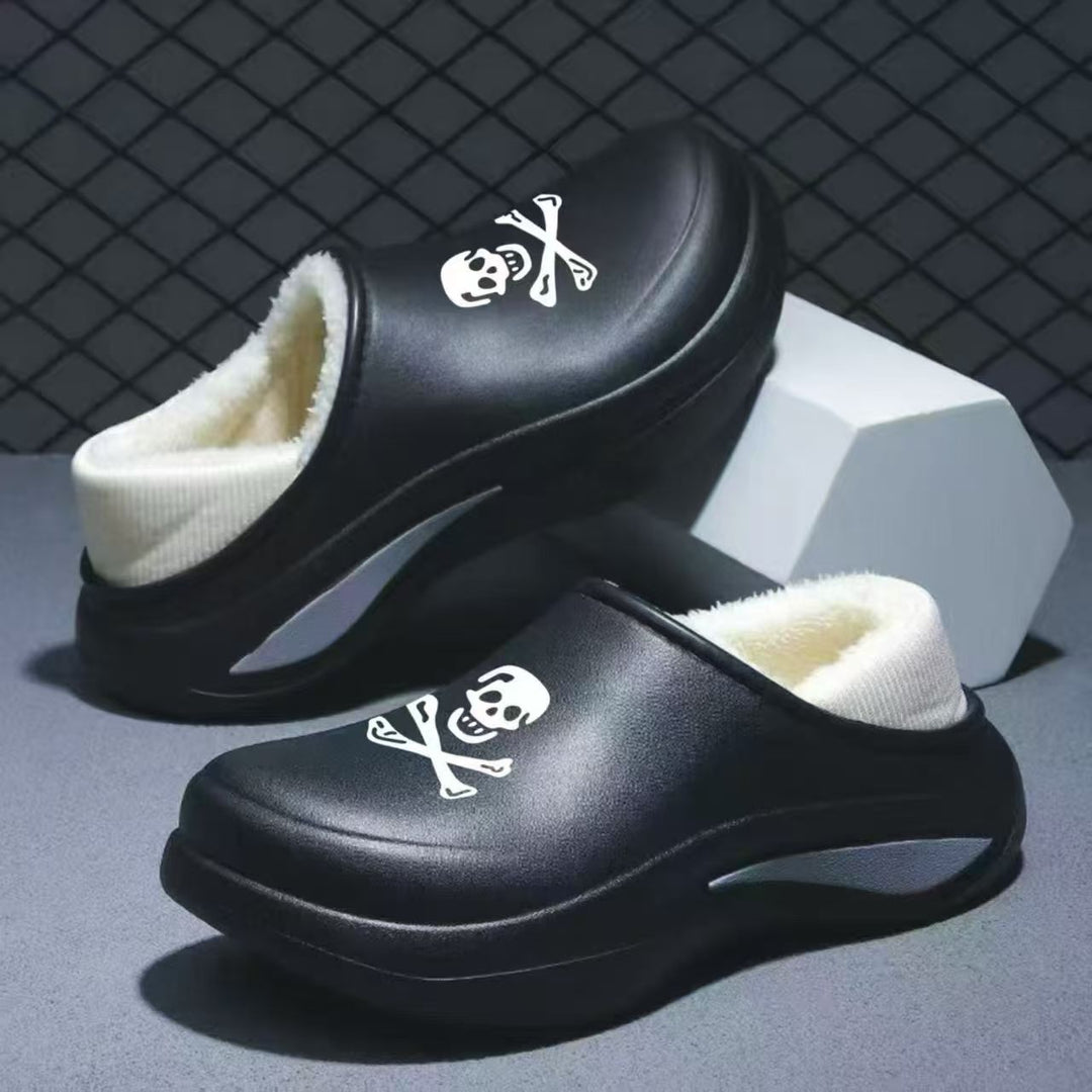 Damen Gefütterte Komfort-Clogs mit Teddyfutter und stoßdämpfender Profilsohle Drune