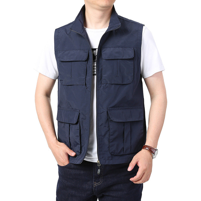 Herren Vielseitige Cargo-Weste Drune
