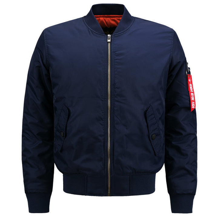 Herren Wattierte Bomberjacke im MA-1‑Stil Drune