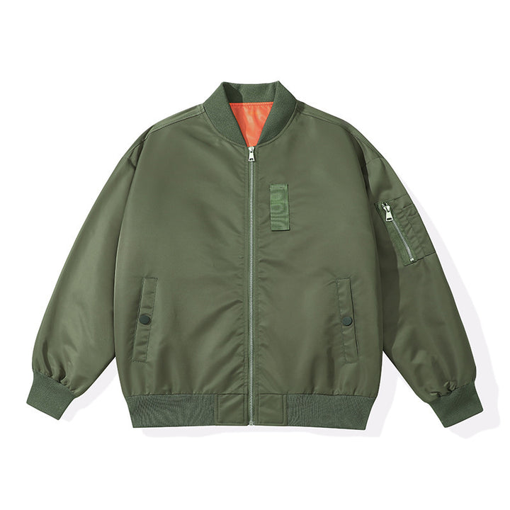 Herren Leichte Flieger-Bomberjacke mit wasserabweisender Shell und Kontrastfutter Drune