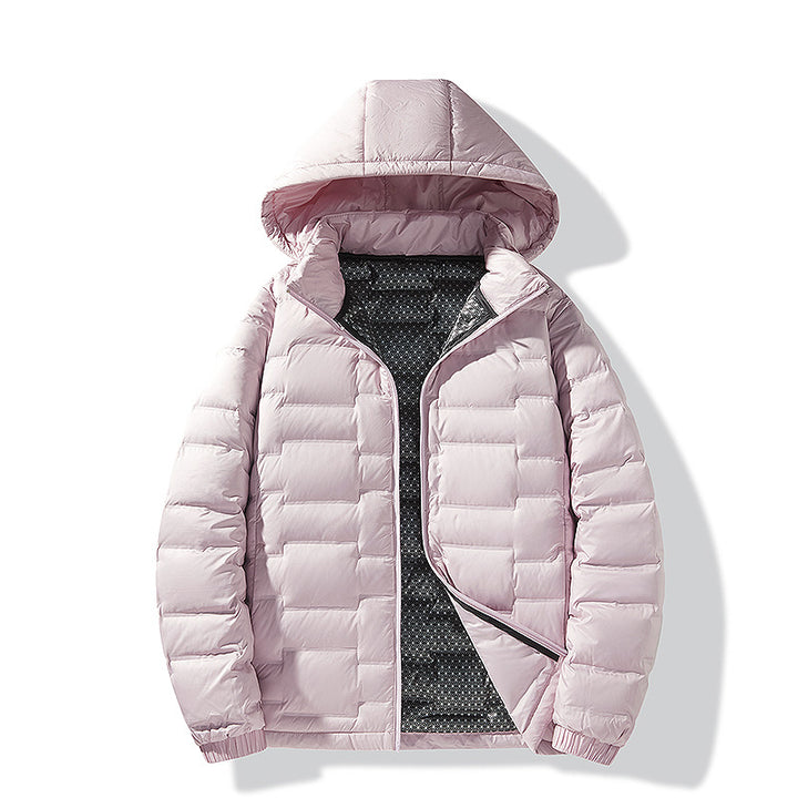 Herren Ultraleichte Steppjacke mit Kapuze und Thermofutter Drune