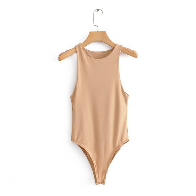 Damen Elegantes ärmelloses Stretch-Top Drune