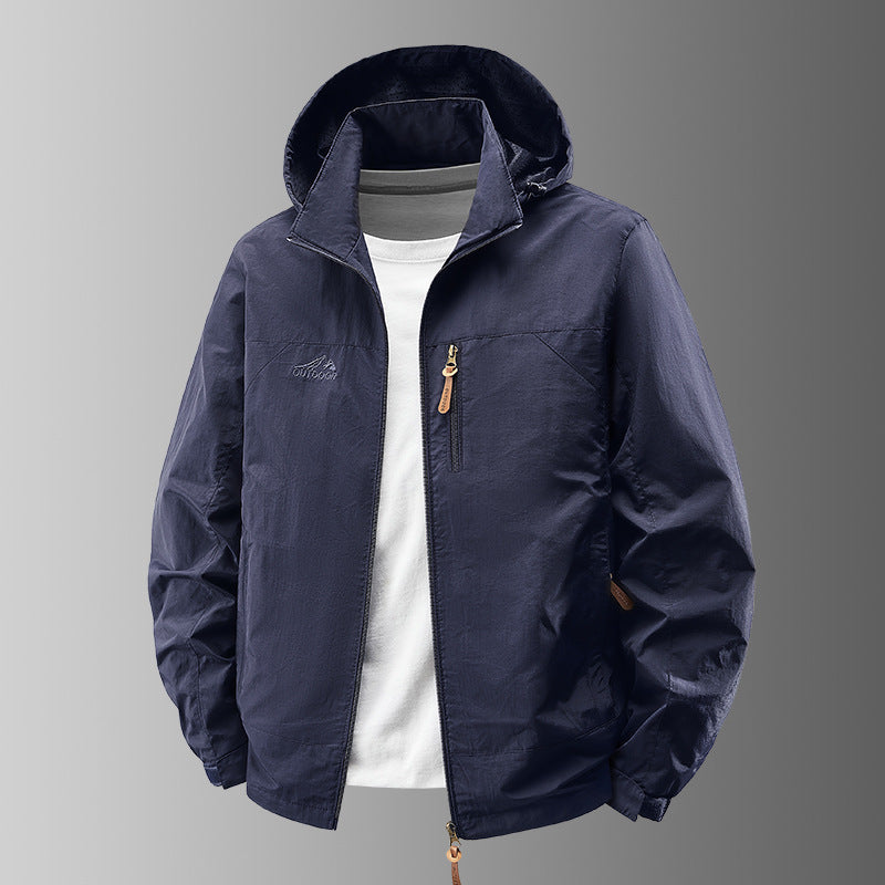 Herren Leichte Waterproof Übergangsjacke Drune
