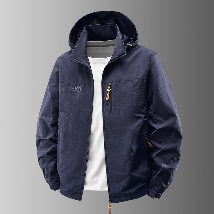 Herren Leichte Waterproof Übergangsjacke Drune