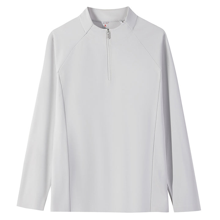 Damen Sportliches Langarmshirt mit Reißverschluss Drune