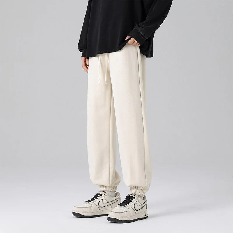 Herren Bequeme Fleece Jogginghose Drune