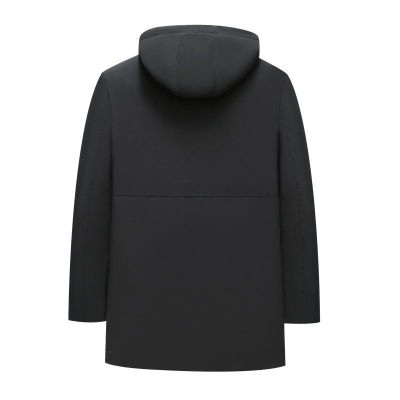 Herren Hochwertige Winterjacke mit Kunstfellfutter Drune