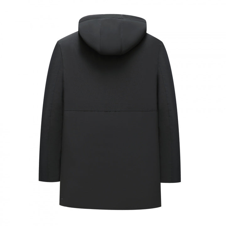 Herren Hochwertige Winterjacke mit Kunstfellfutter Drune