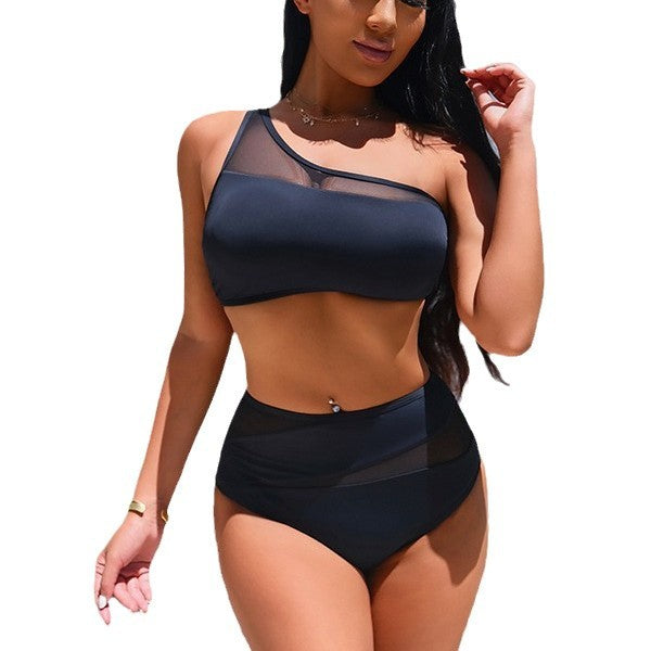 Damen Einseitiger Bikini mit sportlichem Design Drune