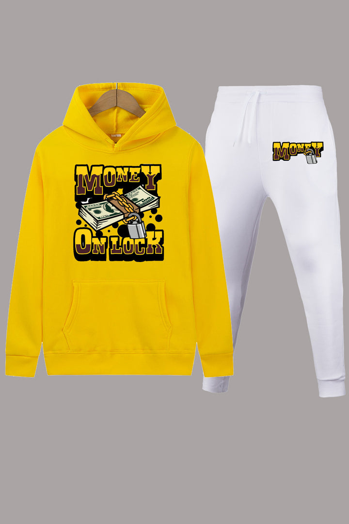 Damen Hoodie- und Jogginghose Set mit auffälligem Grafikmotiv Drune