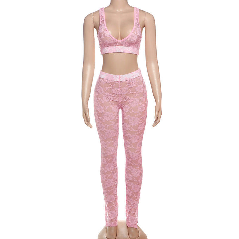 Damen Spitzen-Set Drune