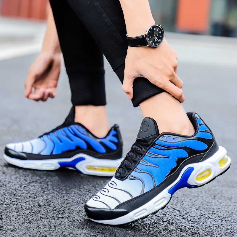 Herren Atmungsaktive Laufschuhe mit Luftkissen-Dämpfung und futuristischem Wellen-Design Drune