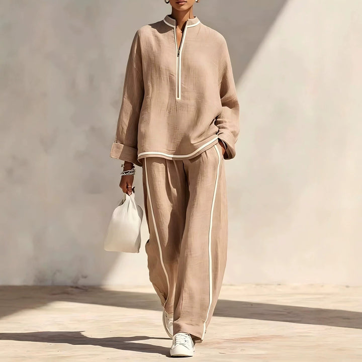 Damen Luftiges und elegantes Pyjama-Set Drune