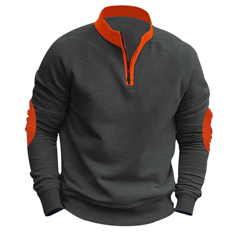 Herren Sportpullover mit Stehkragen Drune