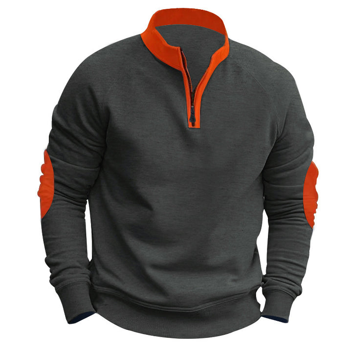 Herren Sportpullover mit Stehkragen Drune