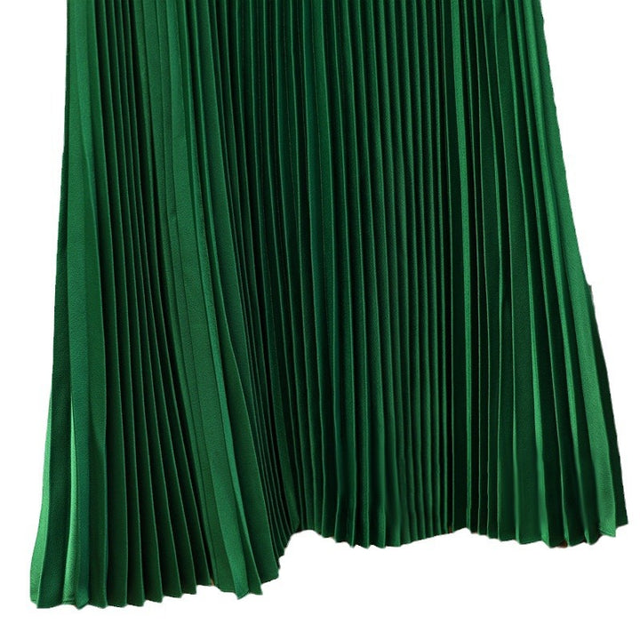 Damen Elegante und luftige Plissee-Rock Kombination Drune