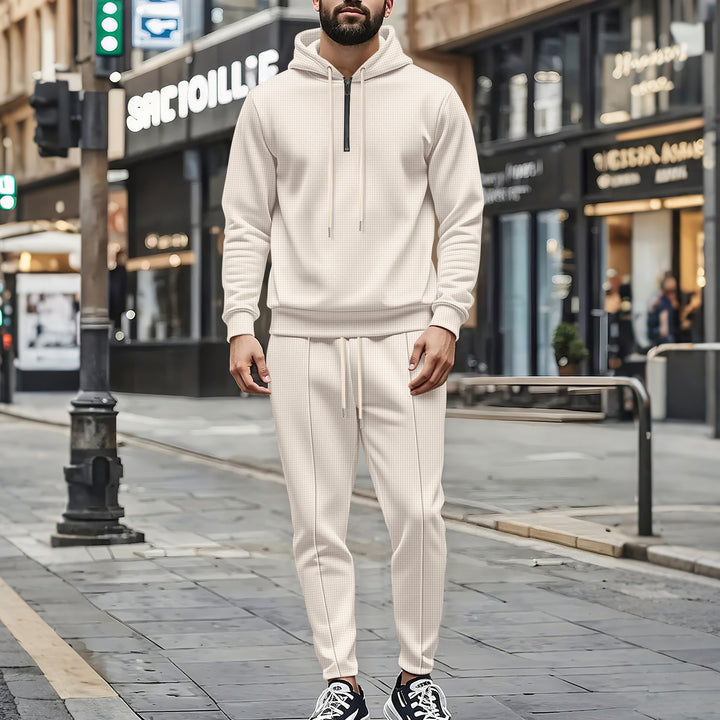 Herren Sportliches Jogginganzug mit strukturiertem Design Drune
