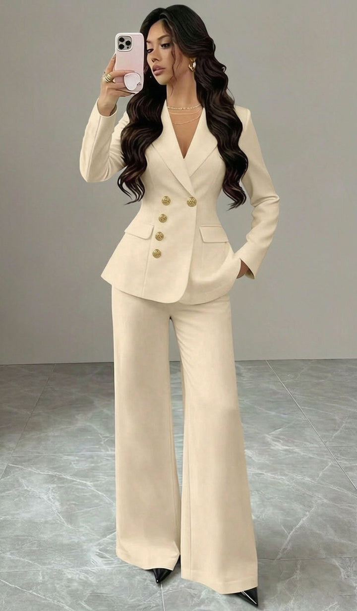 Damen Eleganter Blazer im Vintage-Stil Drune