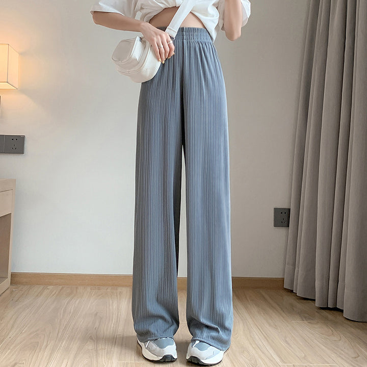 Damen Plissierte Weitbein-Hosen Drune