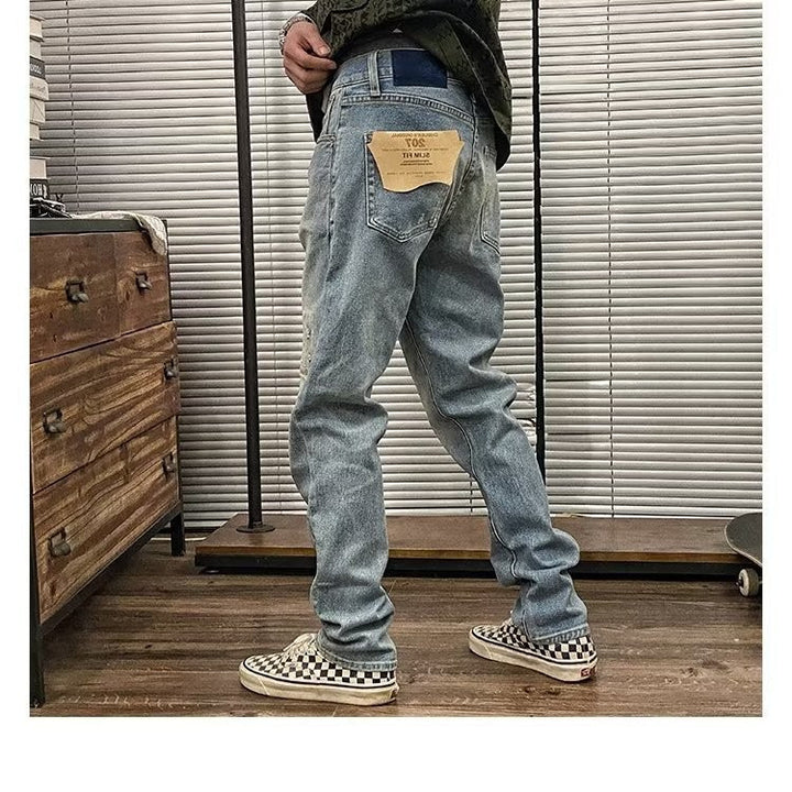 Herren Trendige Distressed Jeans Drune