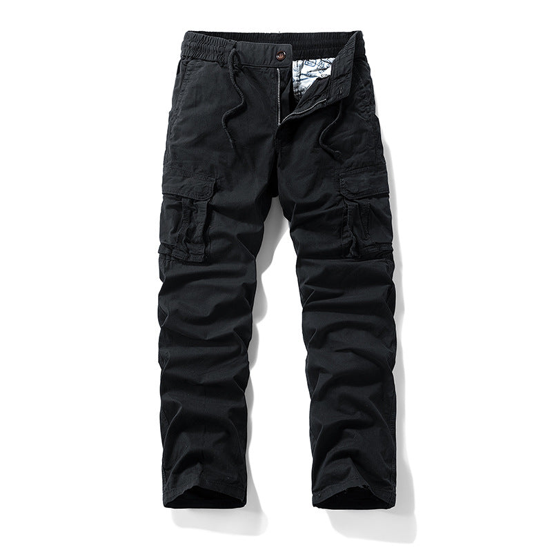 Herren Multifunktionale Cargohose mit elastischem Komfortbund, Tunnelzug und Organizer‑Taschen Drune
