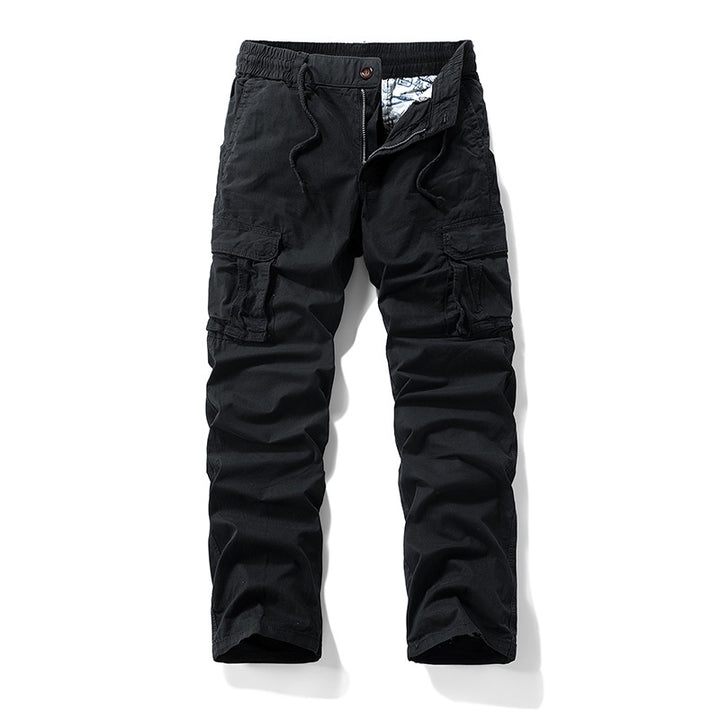 Herren Multifunktionale Cargohose mit elastischem Komfortbund, Tunnelzug und Organizer‑Taschen Drune