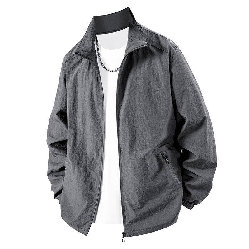 Herren Leichte Übergangsjacke mit hohem Kragen Drune 1787797801