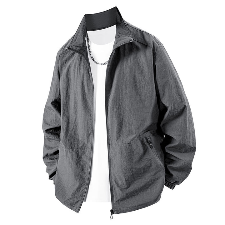 Herren Leichte Übergangsjacke mit hohem Kragen Drune 1787797801