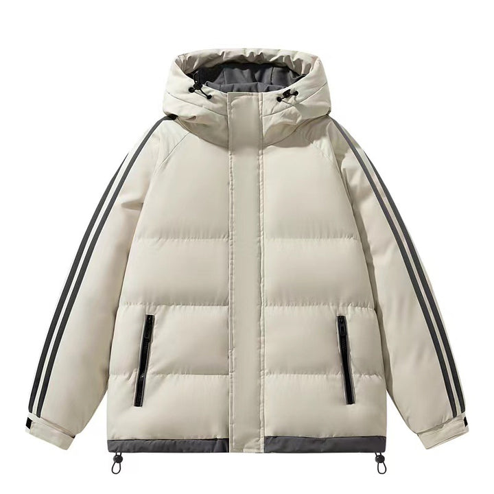 Damen Stylische Winterjacke mit Kapuze und Steppdesign Drune