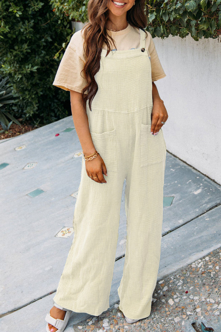 Damen lässiger Overall mit praktischen Taschen und verstellbaren Trägern Drune