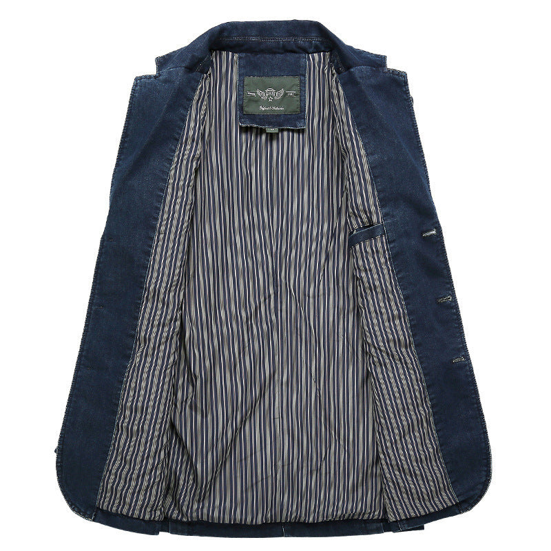 Herren Modische Jeansblazer Drune