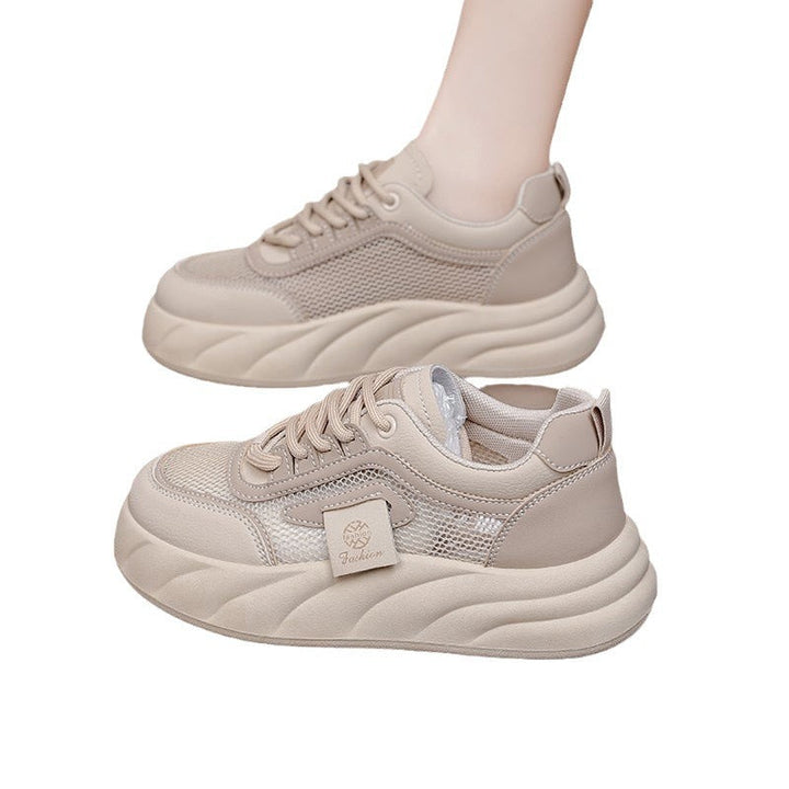 Damen modische Sneaker mit atmungsaktivem Mesh und komfortabler Sohle Drune