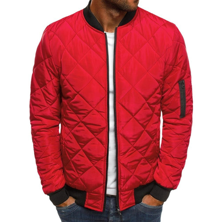 Herren Steppjacke mit praktischen Taschen und elastischen Bündchen Drune