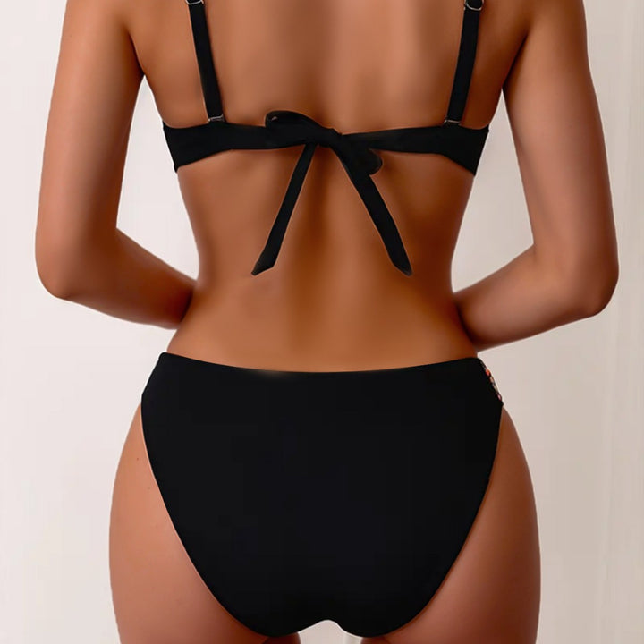 Damen Bikiniset mit verzierten Details Drune