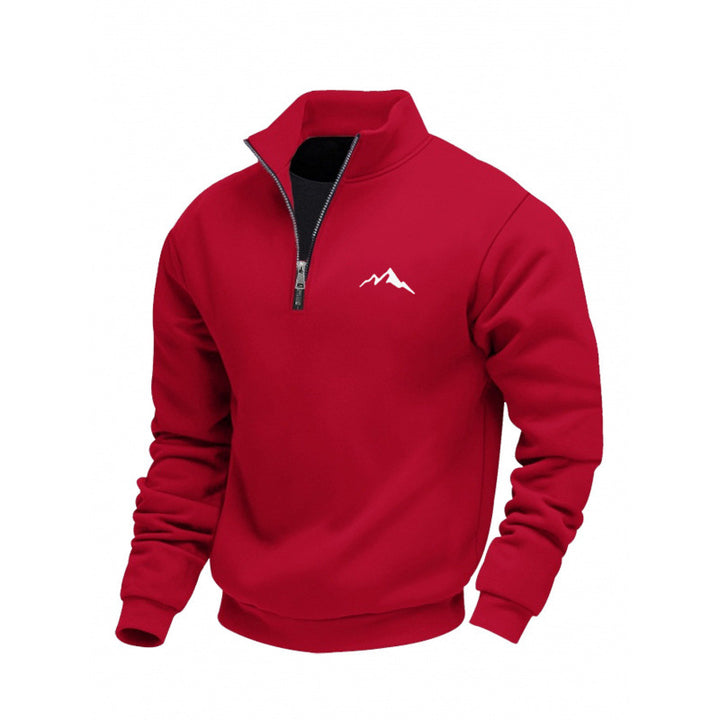 Herren Sweatshirt mit kurzem Reißverschluss Drune