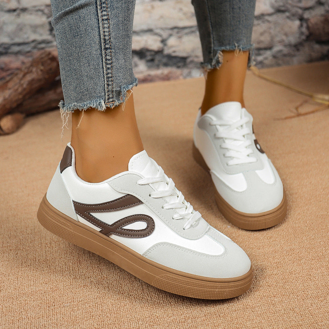 Damen Sneakers mit sportlichem Design und gepolsterter Sohle Drune