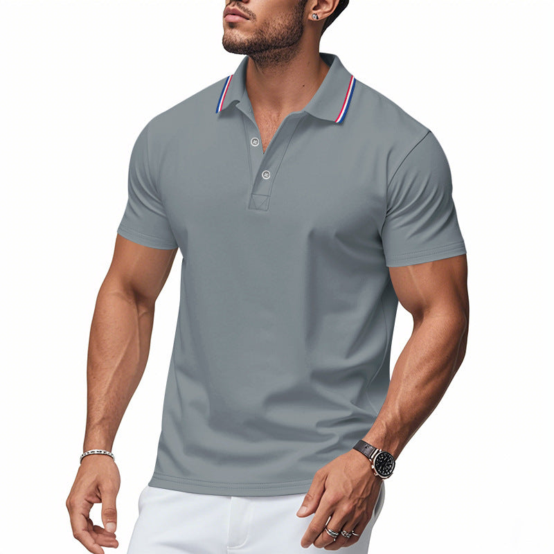 Herren Poloshirt mit modernem Kragen und feuchtigkeitsregulierender Technologie Drune