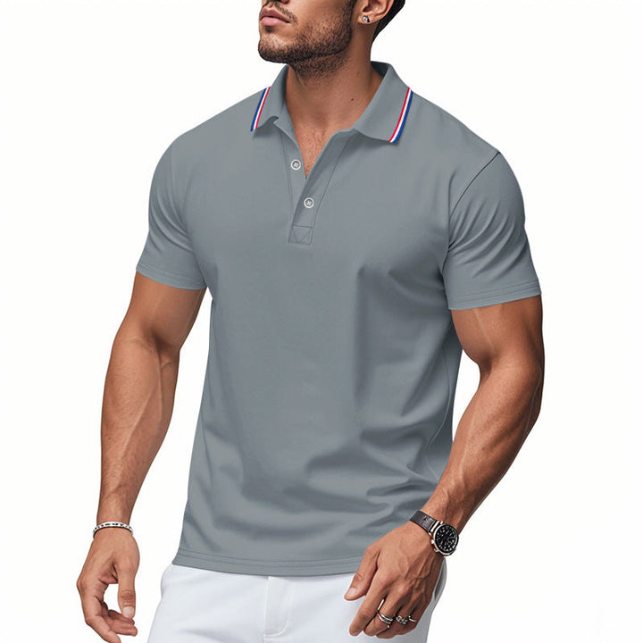 Herren Poloshirt mit modernem Kragen und feuchtigkeitsregulierender Technologie Drune
