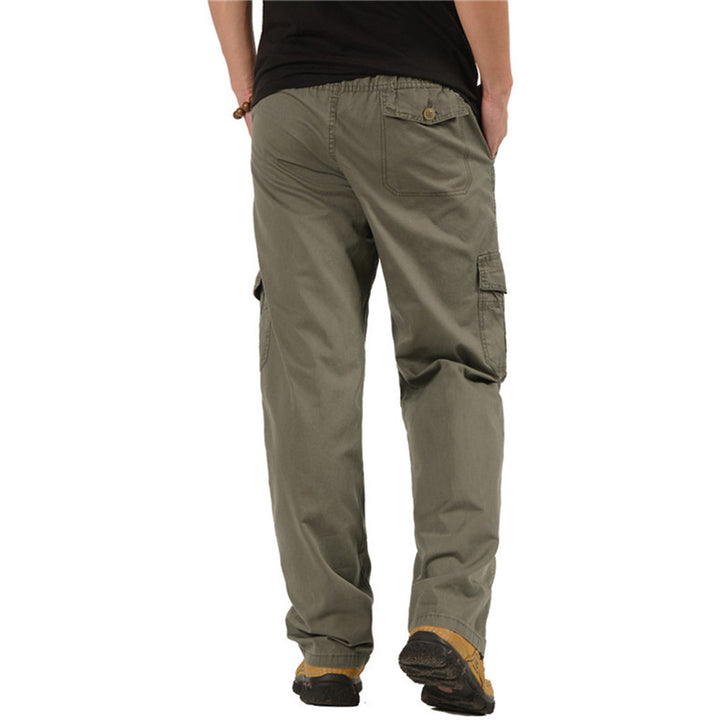 Herren weite Cargo-Bundhose mit Multifachtaschen & entspanntem Baggy‑Schnitt Drune