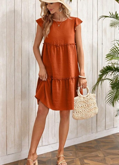 Damen lässiges Sommerkleid Drune
