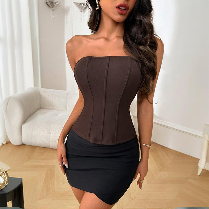 Damen Bustier-Oberteil mit figurformendem Design Drune