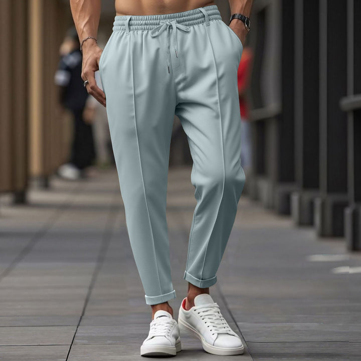 Herren lässige Jogginghose mit elastischem Bund und praktischen Seitentaschen Drune