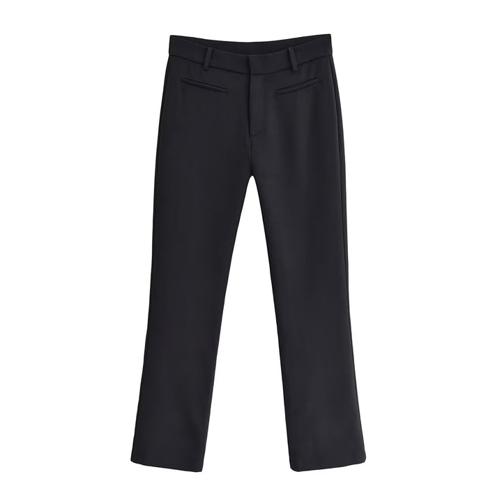 Damen Taillierter Cropped-Blazer mit Prinzessnähten und 5-Knopfreihe Drune